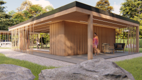 Architektonické plány sauna domku