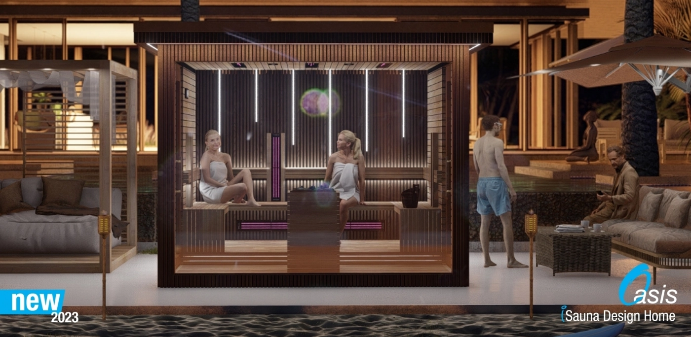Exteriérová sauna Oasis - iSauna Design