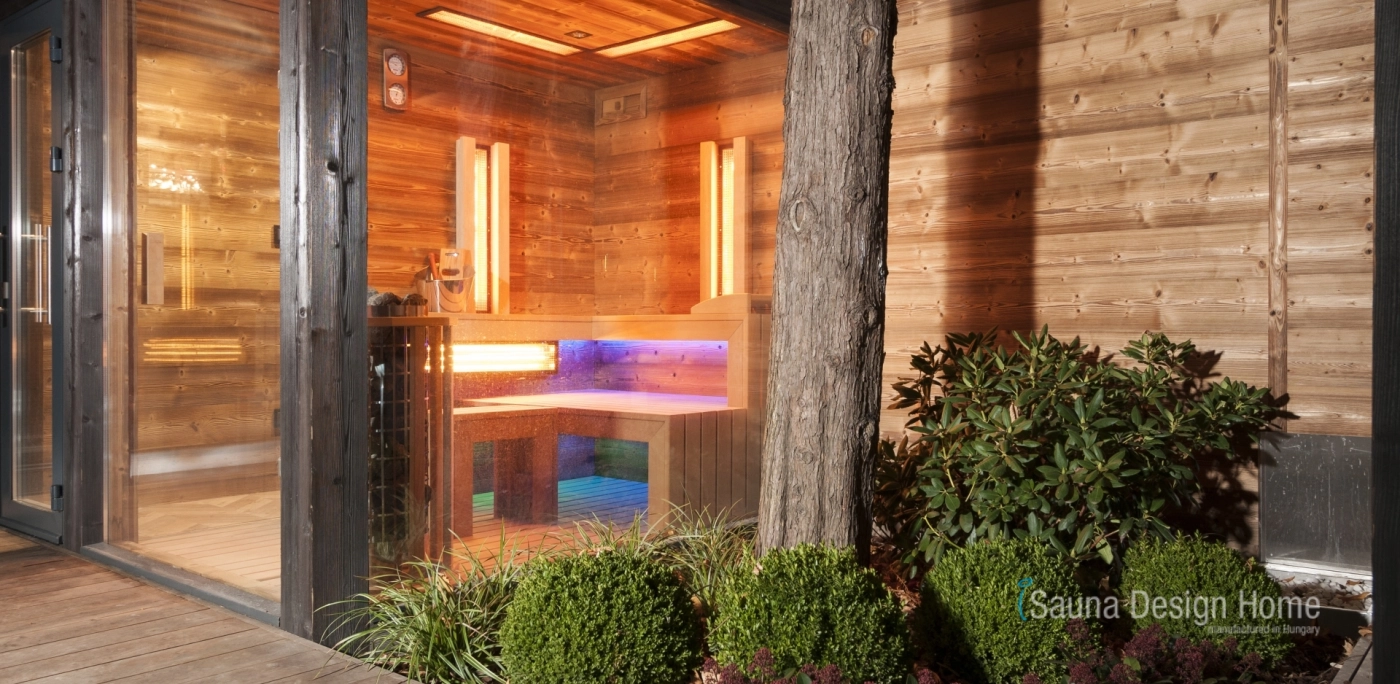 Exteriérový sauna dům