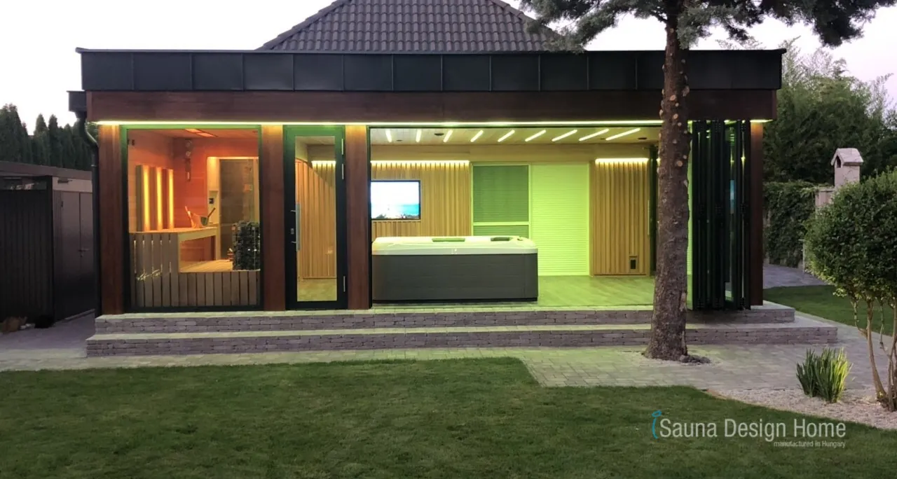 Zahradní wellness se saunou