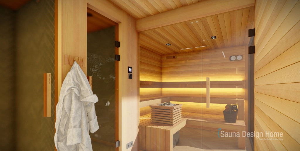 Sauna a sprcha