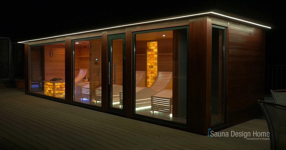  Saunový domek - Impozantní konečný výsledek