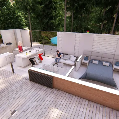 Zahradní wellness se saunou Zahradní wellness se saunou