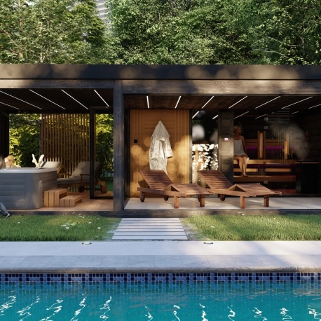 Prémiový saunový a wellness domek na míru