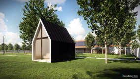 architektonická koncepcia jazdeckého areálu