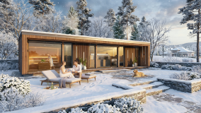 Tiny house, prémiový wellness únik so saunou